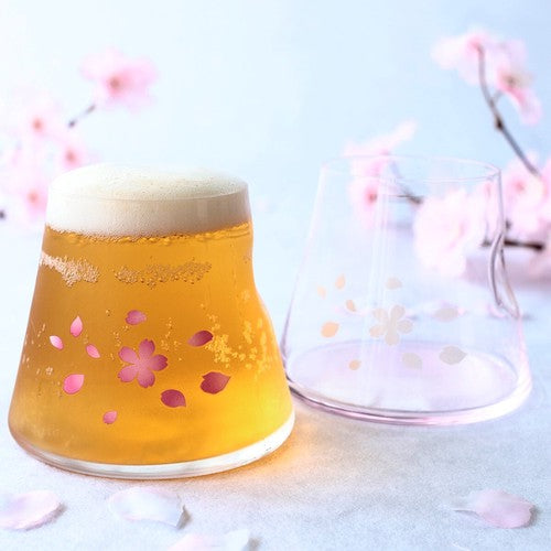 Cherry Blossom Color Changing Beer Can Glass (Pink or Purple)