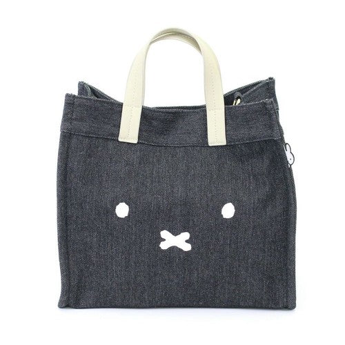 Miffy's Face 2-way Denim Tote Bag