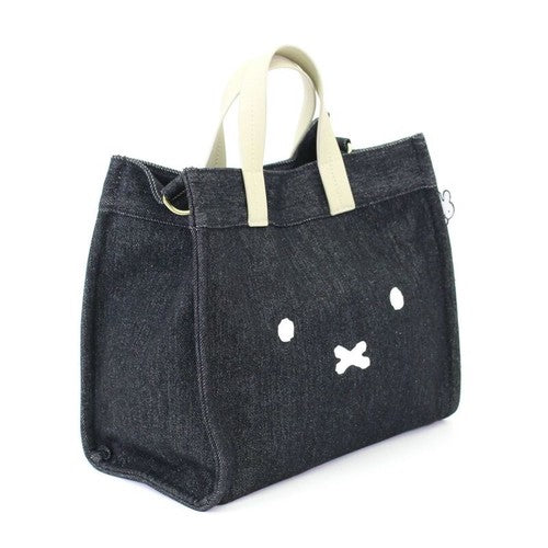 Miffy's Face 2-way Denim Tote Bag