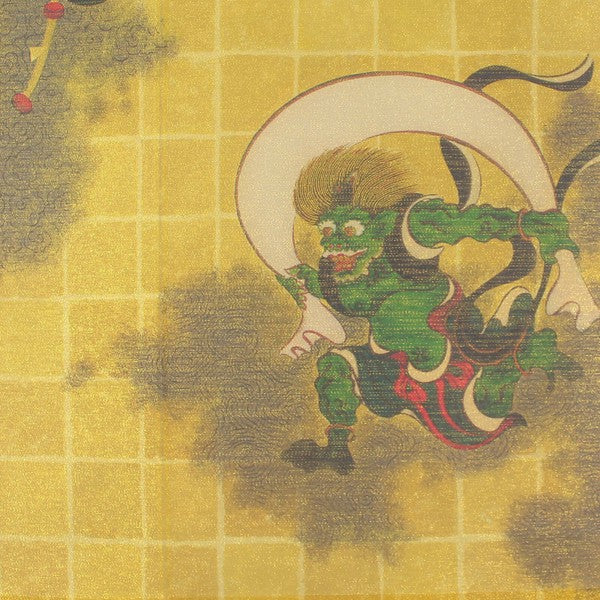 Fujin & Raijin (Wind God & Thunder God) 85x90cm Noren Curtain