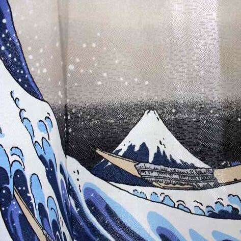 MADE IN JAPAN | Hokusai's The Great Wave 85x50cm Noren/ Door Curtain