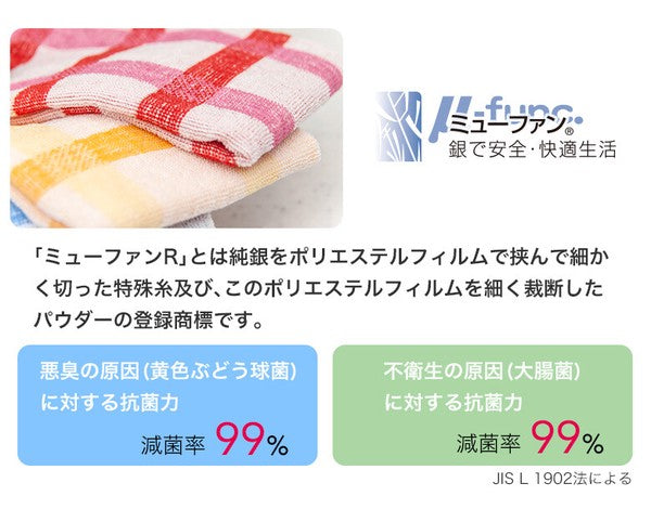 GIN NO FUKIN Ag+ Imabari Towel Mizutama Blue Dishcloth, 34x34cm