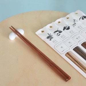 TETOCA Beeswax Fruit Wood Chopsticks (6 Variation of Trees)