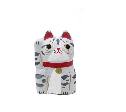 Matryoshka Style Washi Paper Maneki Neko - Set of 5 Sizes (4 Colors)