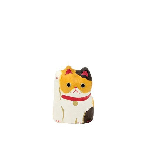 Matryoshka Style Washi Paper Maneki Neko - Set of 5 Sizes (4 Colors)