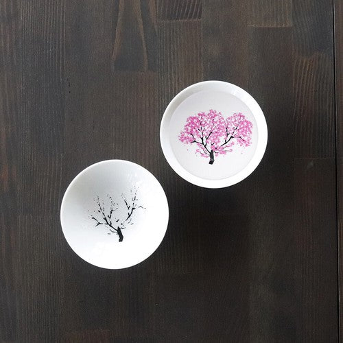 SAKURA COLOR-CHANGING SAKE CUP [Set of 2] 🍶