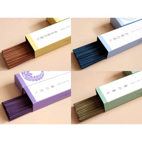 FLORAL Incense Sticks, 40 Pcs - Paulownia Wood Box Gift Set of 5