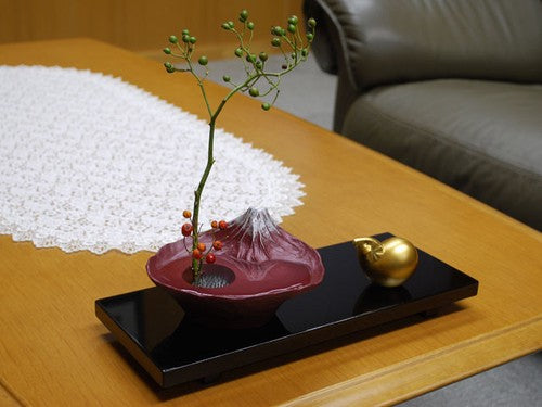 Mount Fuji Vase - Red