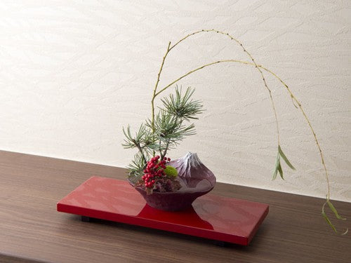 Mount Fuji Vase - Red