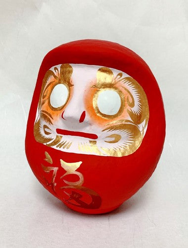 Daruma Doll 16cm, with Eyes Stickers - Red