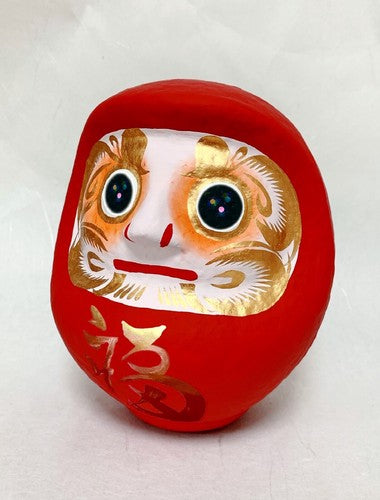 Daruma Doll 16cm, with Eyes Stickers - Red