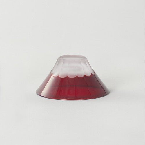 Fuji Edo Kiriko Sake Cup - Red