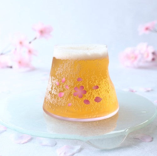 CHERRY BLOSSOM/ SAKURA COLOR-CHANGING EDO GLASS CUP 🍶