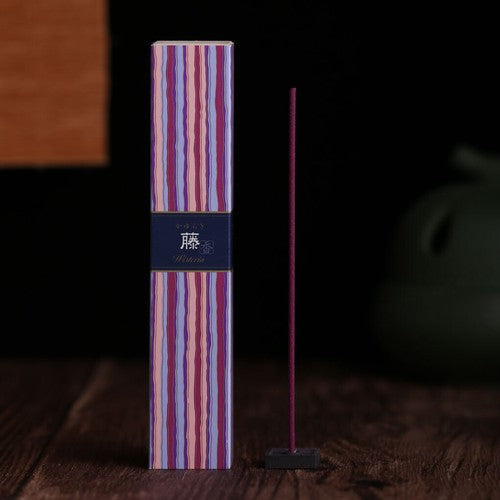 KAYURAGI Incense Sticks, 40 Pcs - Wisteria