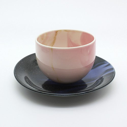 PLANET20 Mino Ware Cup & Sauce Plate - Venus (Pink)