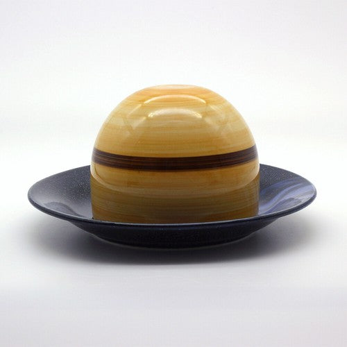 PLANET20 Mino Ware Cup & Sauce Plate - Saturn (Beige)