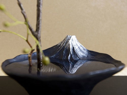 Mount Fuji Vase - Blue