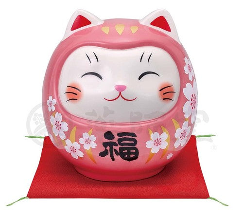 SAKURA x DARUMA x MANEKI NEKO PINK ORNAMENT