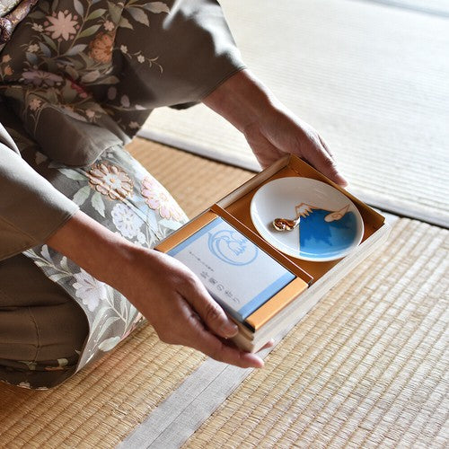 MOUNT FUJI INCESE PLATE & INCENSE GIFT SET