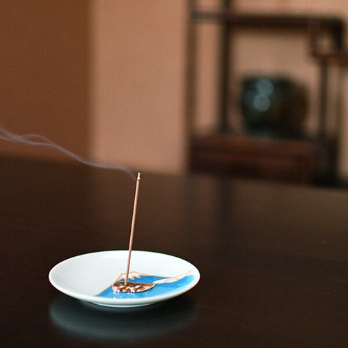 MOUNT FUJI INCESE PLATE & INCENSE GIFT SET