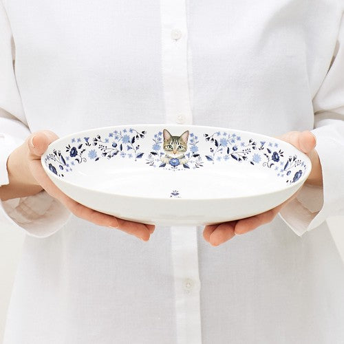 FELISSIMO NEKOBU Oval Serving Plate - 23cm (4 Styles)