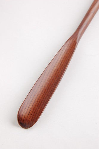 WOODEN SHOEHORN WITH STAND